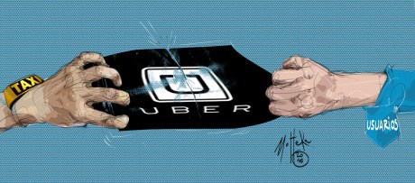 2016 06 17 UBER en Argentina, colectivos enfrentados