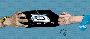 2016 06 17 UBER en Argentina, colectivos enfrentados